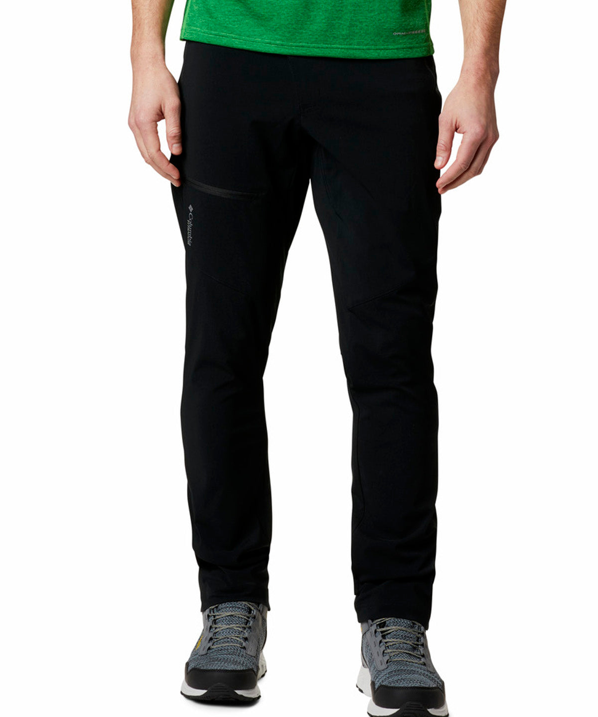 Pantalón Hombre Titan II Negro Columbia