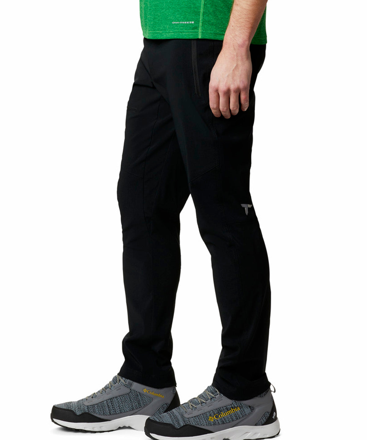 Pantalón Hombre Titan II Negro Columbia