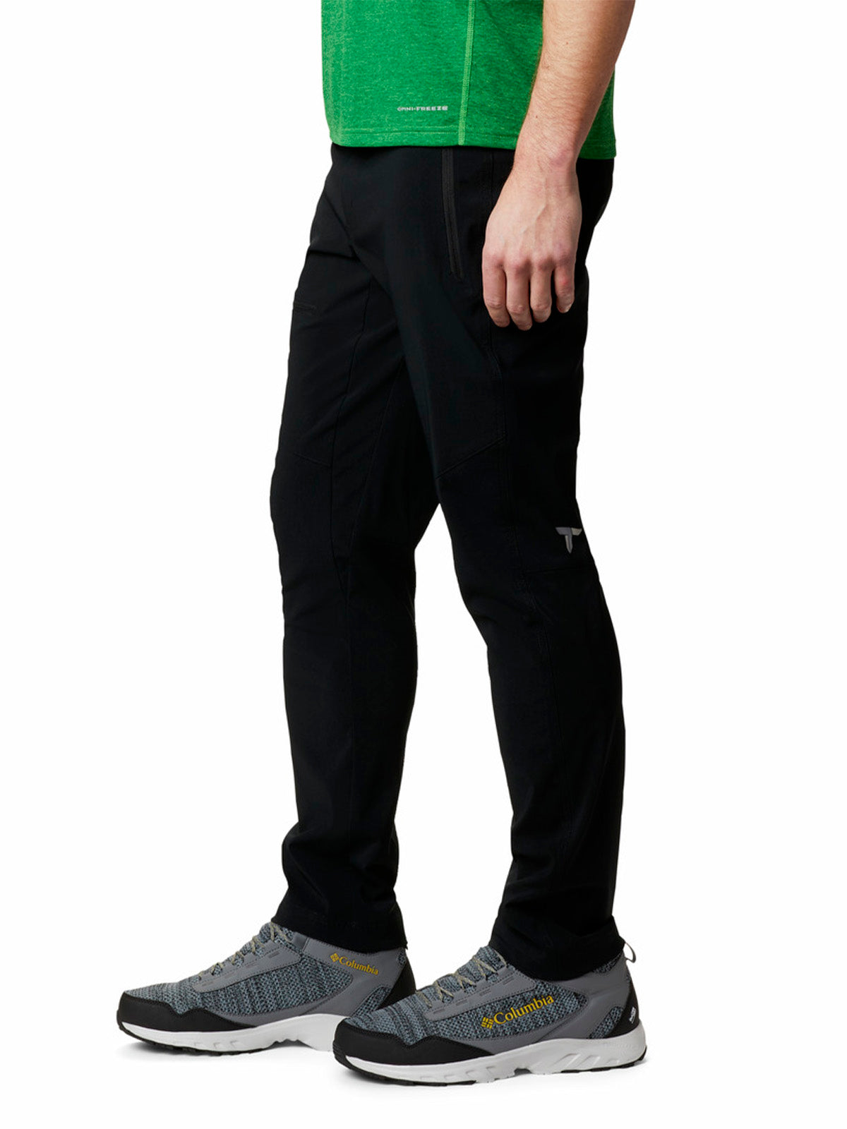 Pantalón Hombre Titan II Negro Columbia