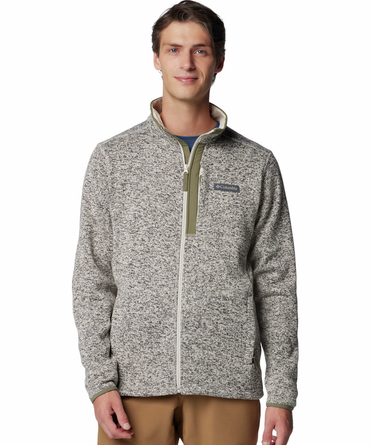 Sweater Hombre Sweater Weather Full Zip Gris Columbia