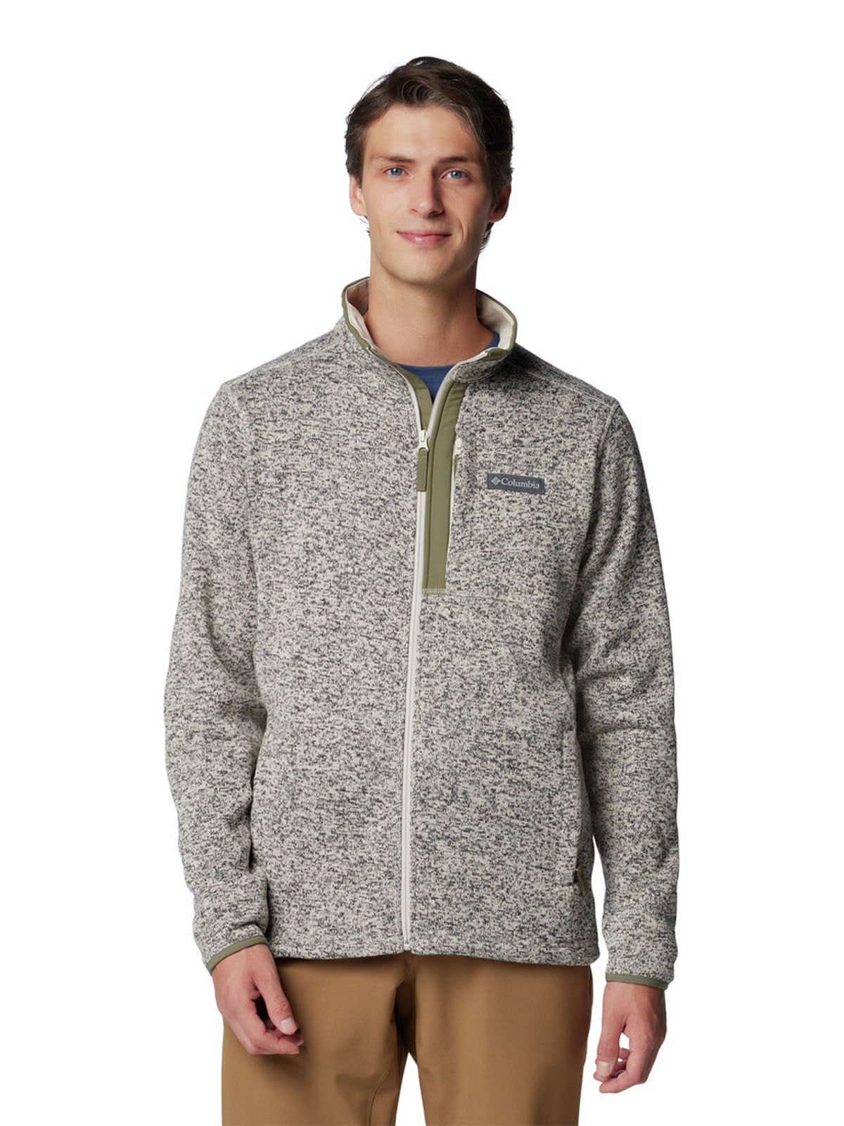 Sweater Hombre Sweater Weather Full Zip Gris Columbia