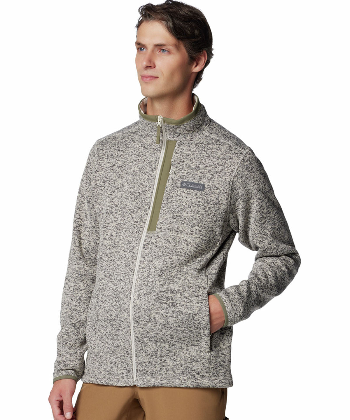 Sweater Hombre Sweater Weather Full Zip Gris Columbia