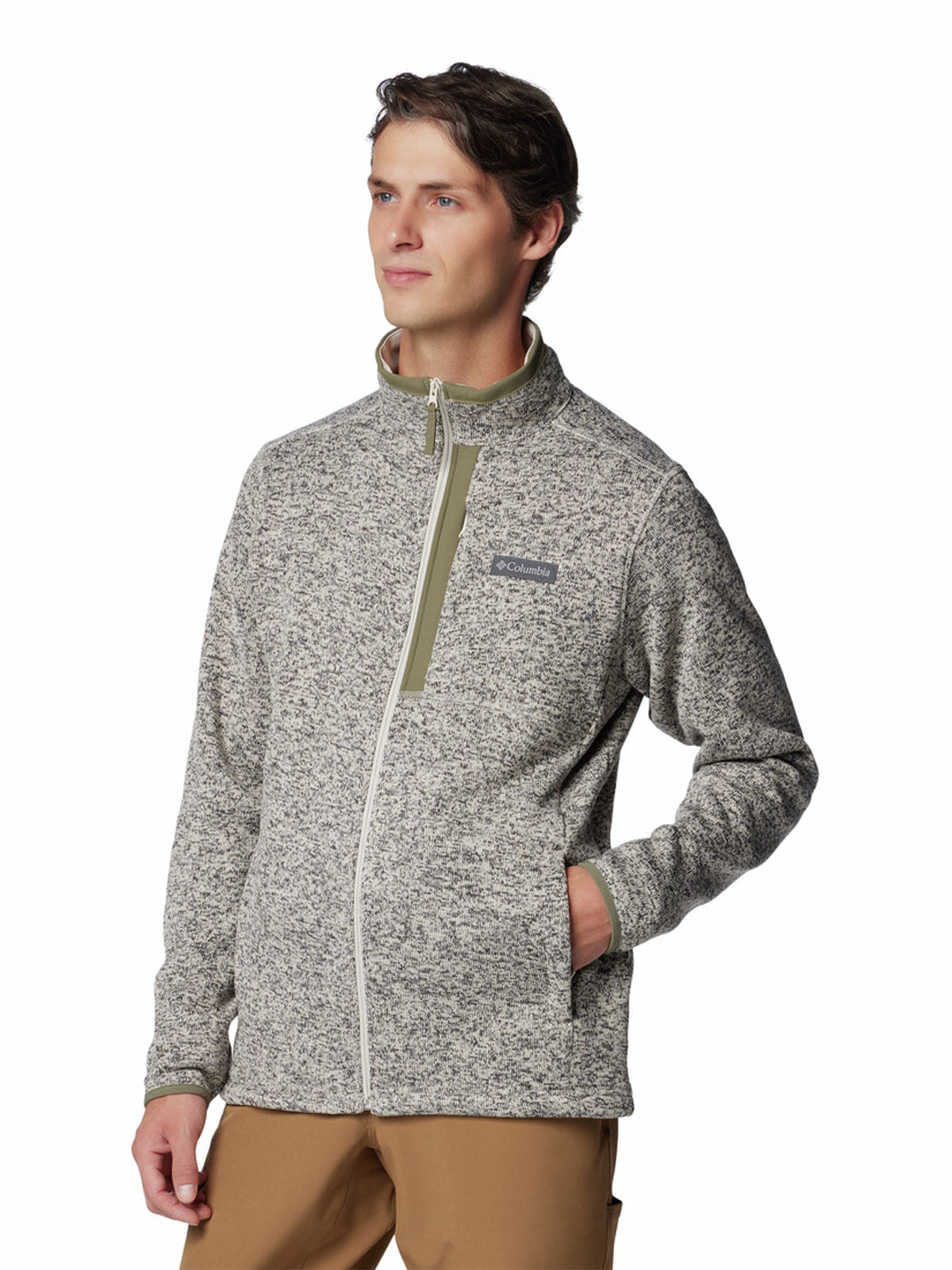 Sweater Hombre Sweater Weather Full Zip Gris Columbia