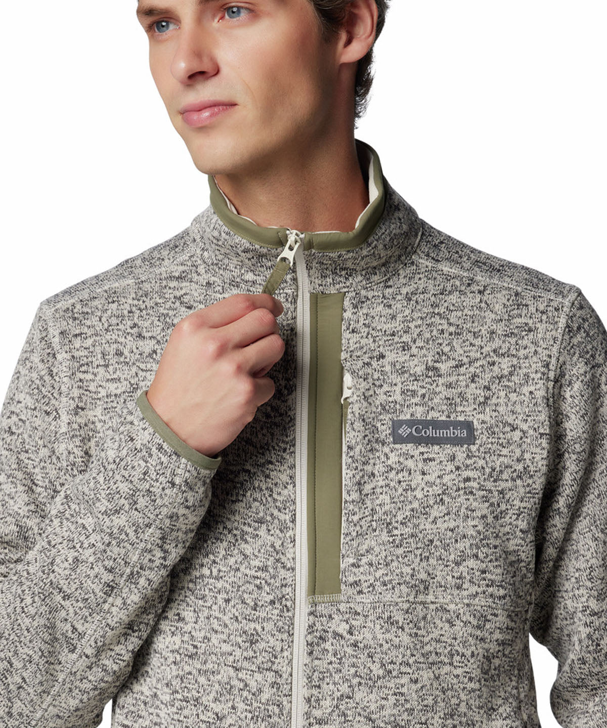 Sweater Hombre Sweater Weather Full Zip Gris Columbia