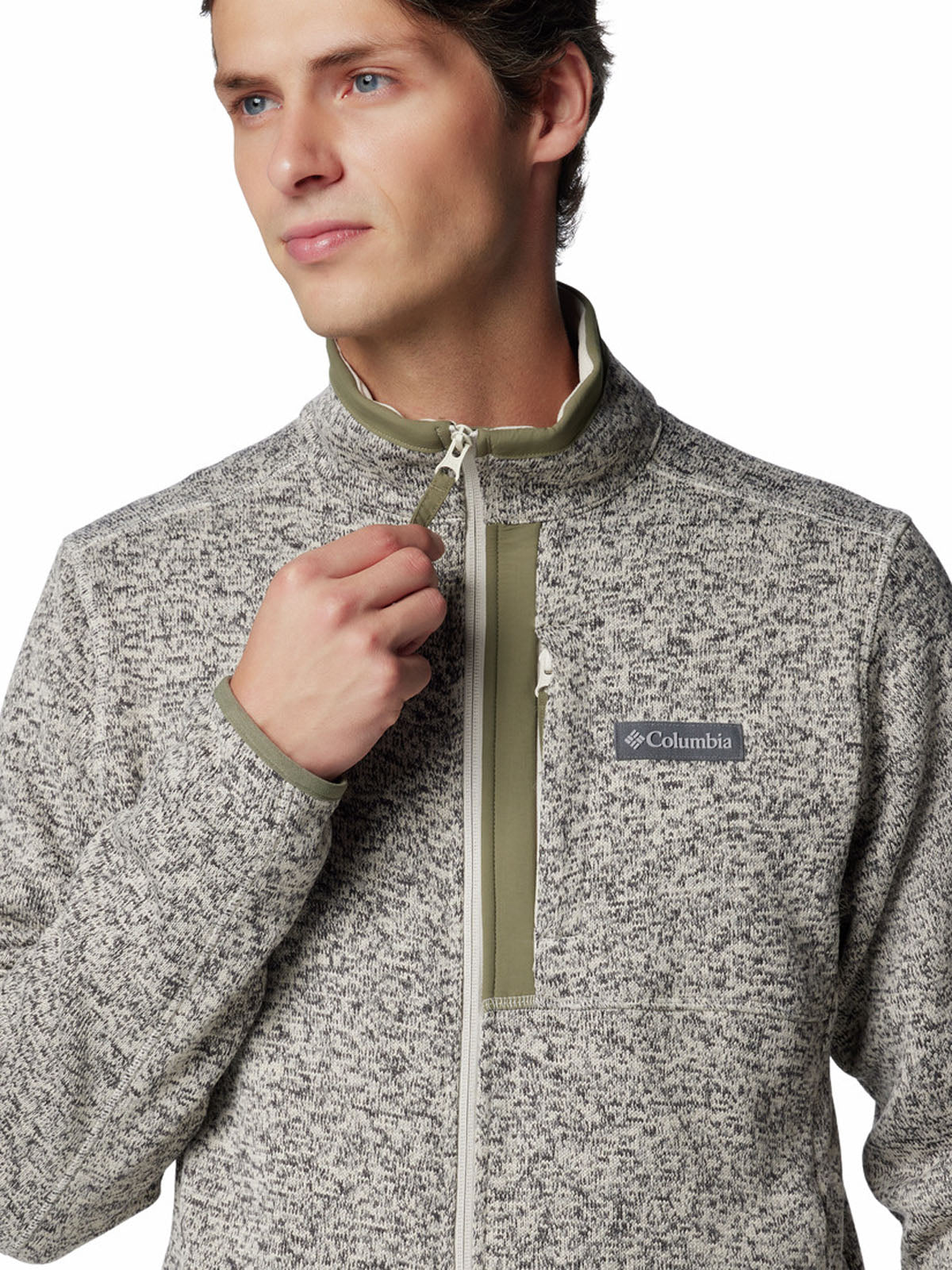 Sweater Hombre Sweater Weather Full Zip Gris Columbia
