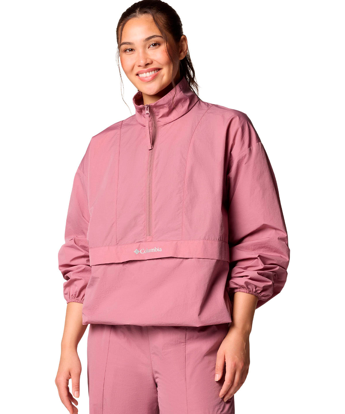 Cortaviento Mujer Boundle Anorak Rosado Columbia
