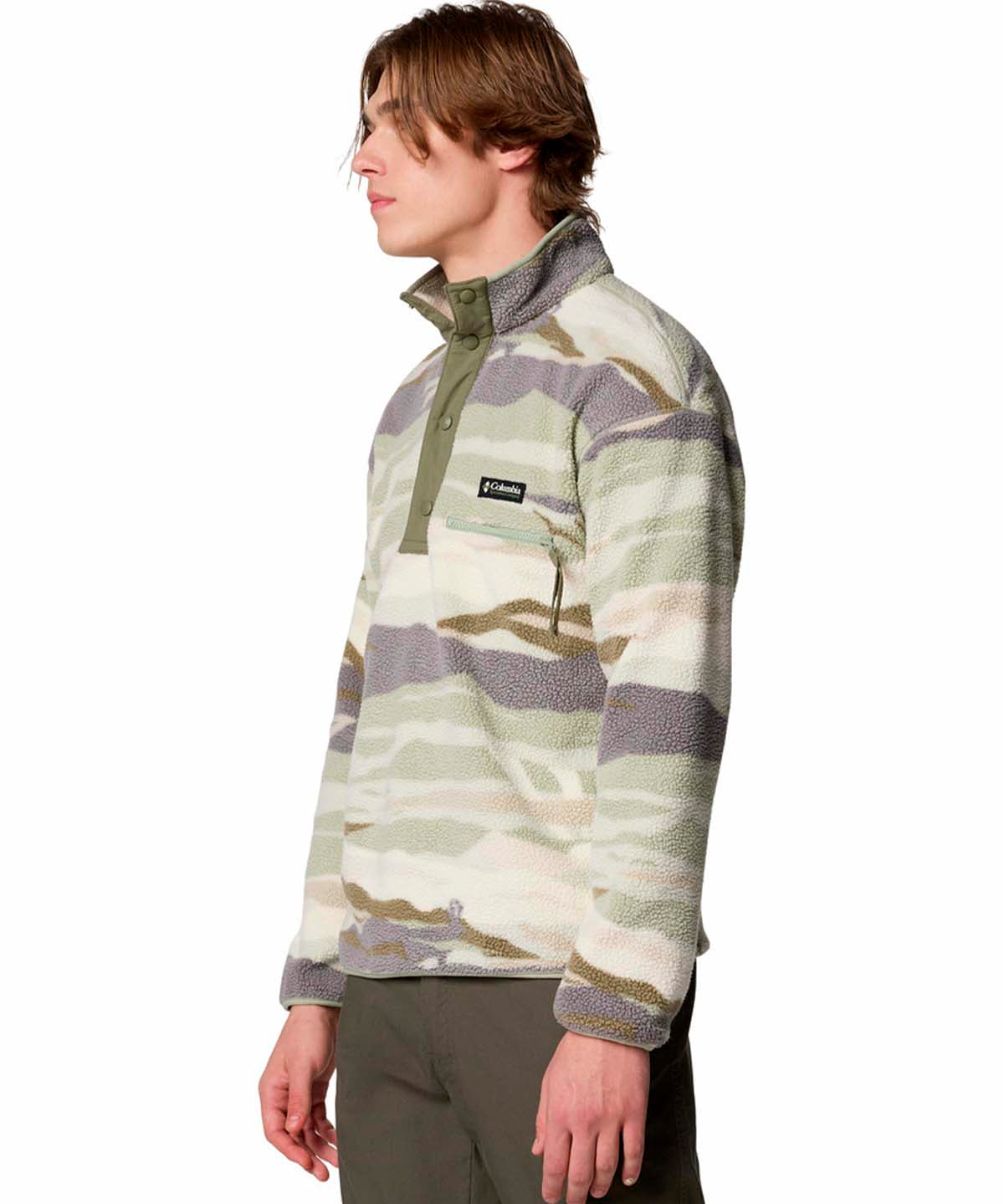 Polar Hombre Helvetia Snap Fleece Beige Columbia
