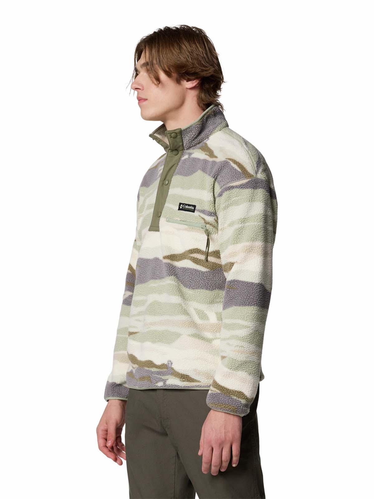 Polar Hombre Helvetia Snap Fleece Beige Columbia