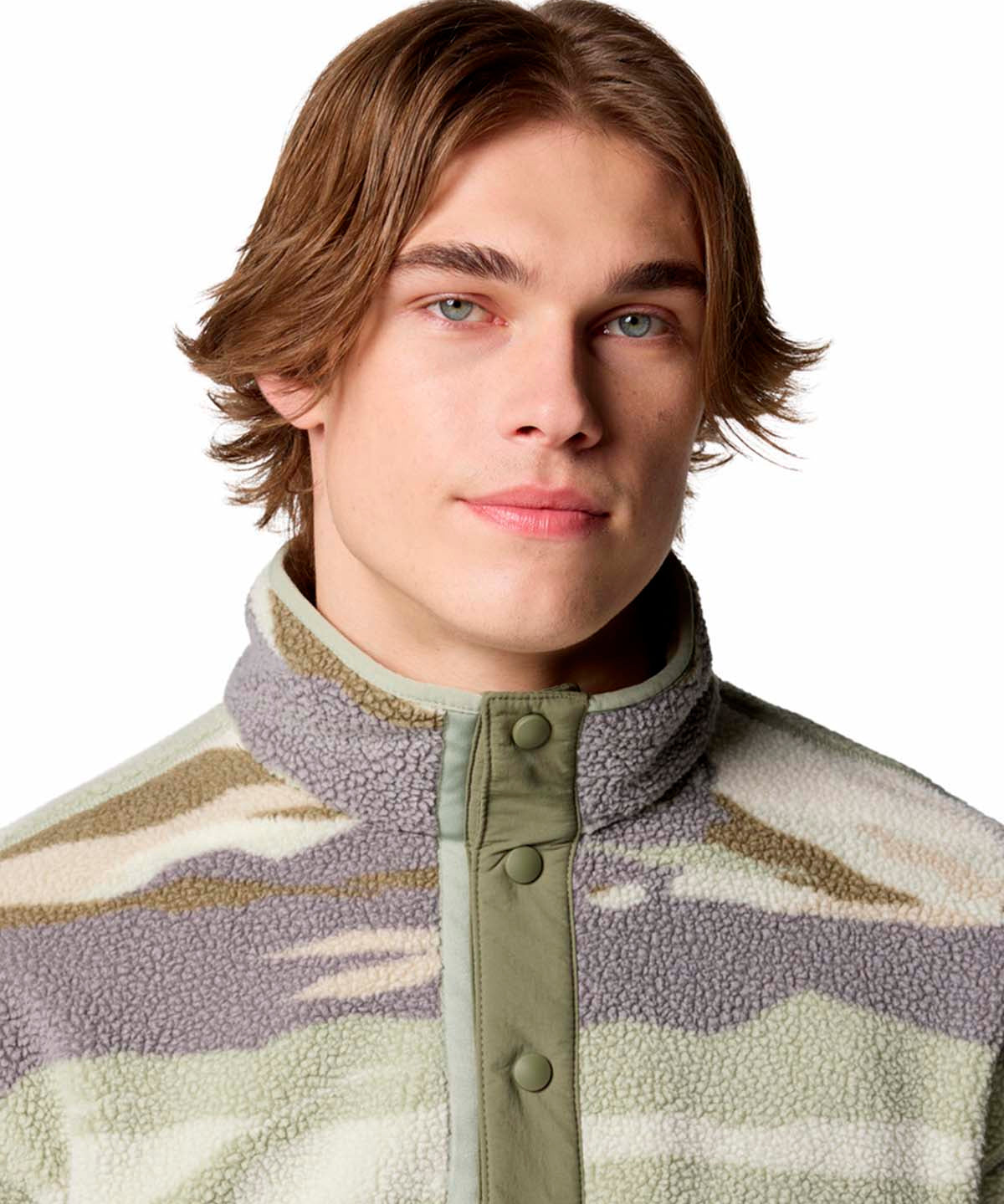 Polar Hombre Helvetia Snap Fleece Beige Columbia