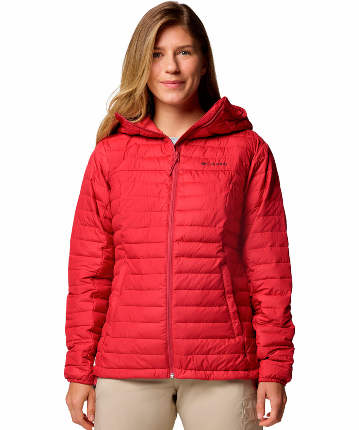Parka Mujer Silver Falls II Hoodie Rojo Columbia