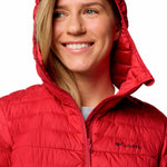 Parka Mujer Silver Falls II Hoodie Rojo Columbia