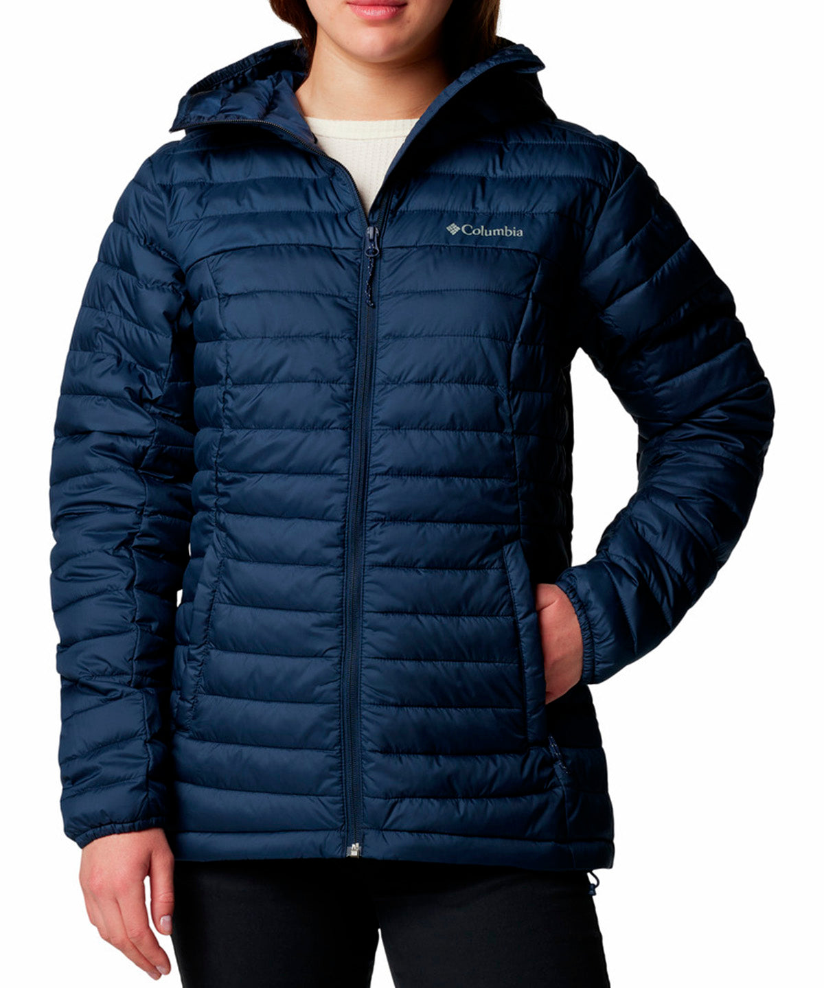 Parka Mujer Silver Falls II Hoodie Azul Columbia
