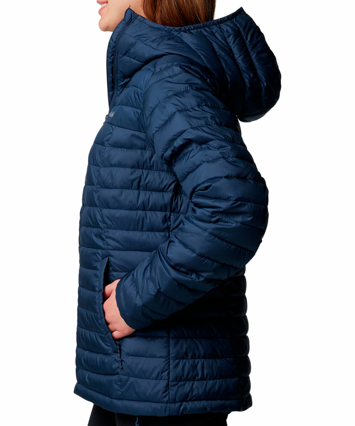 Parka Mujer Silver Falls II Hoodie Azul Columbia