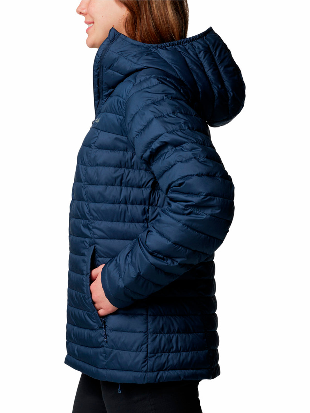 Parka Mujer Silver Falls II Hoodie Azul Columbia