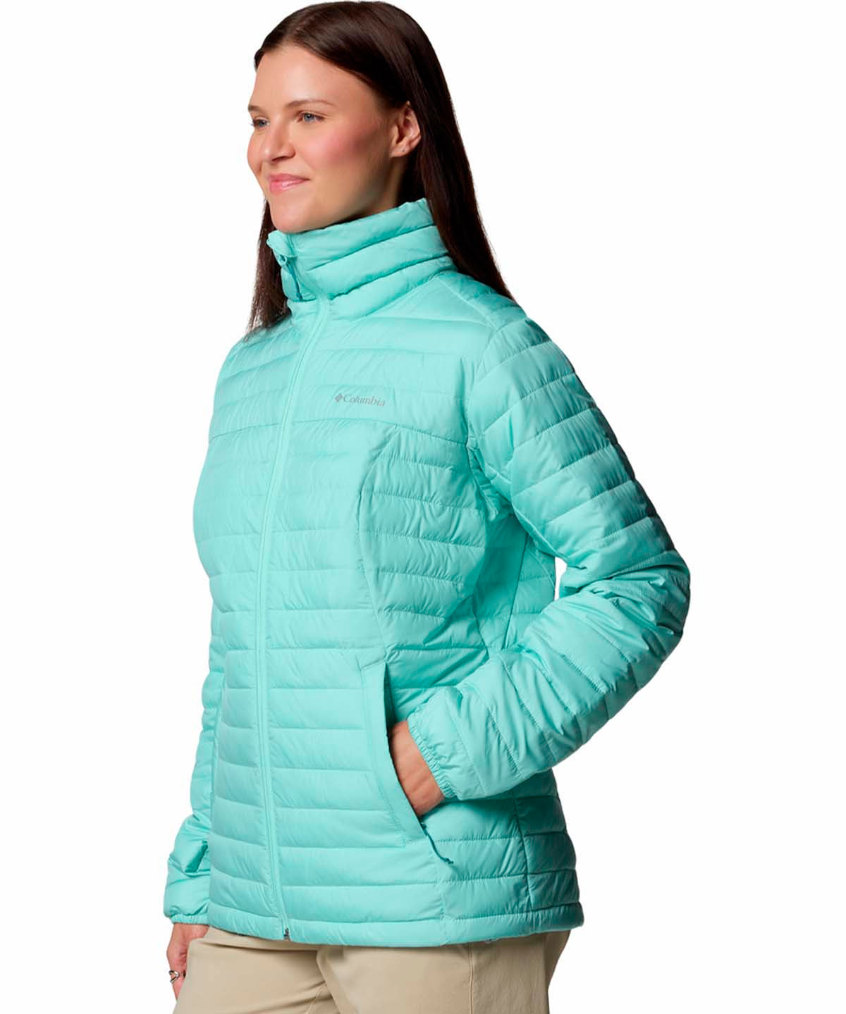 Parka Mujer Silver Falls II Full Verde Columbia