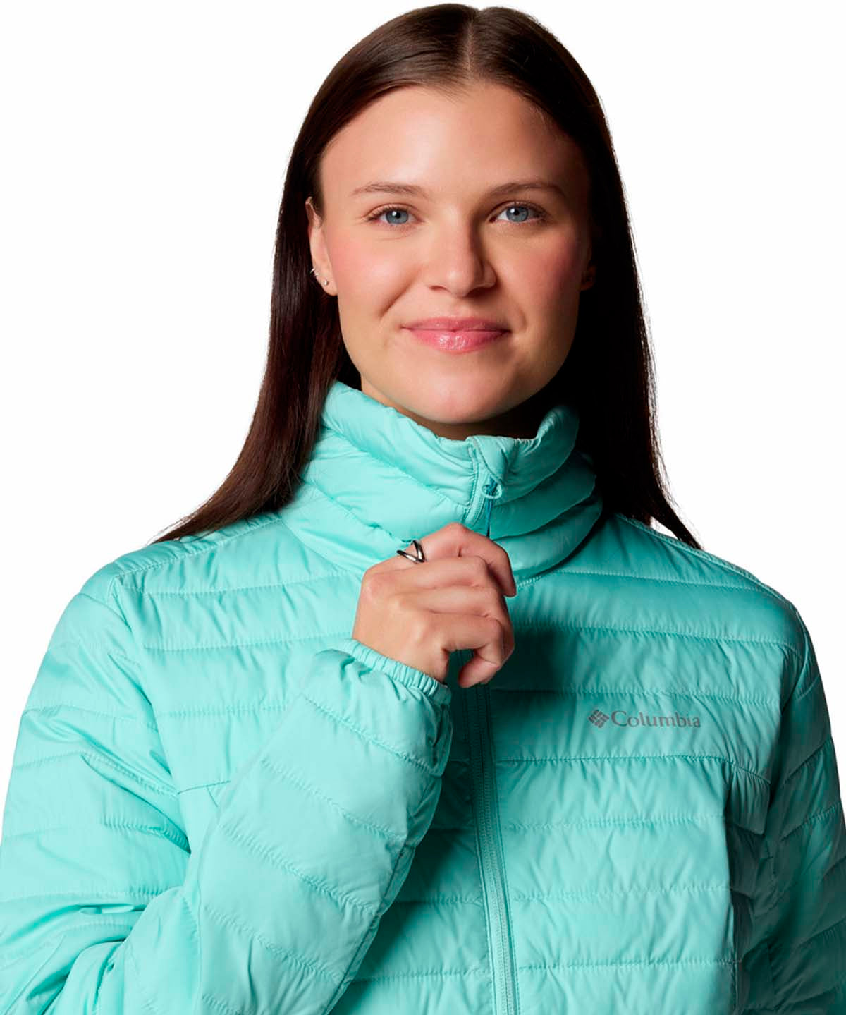 Parka Mujer Silver Falls II Full Verde Columbia
