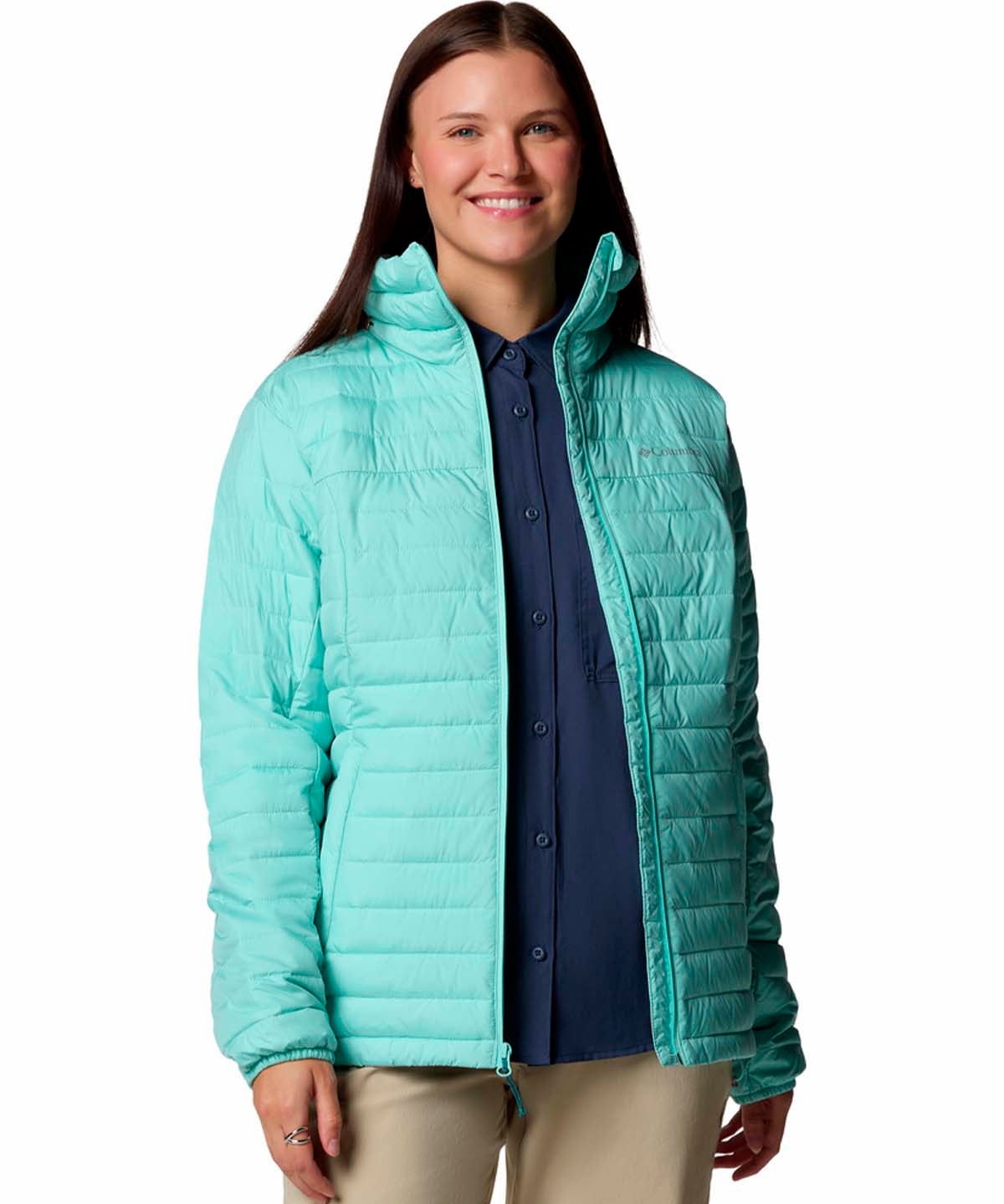 Parka Mujer Silver Falls II Full Verde Columbia