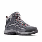 Botín Mujer Crestwood Mid Waterproof Gris Columbia