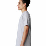 Polera Manga Corta Hombre Back Logo Gris Mountain Hardwear