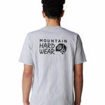 Polera Manga Corta Hombre Back Logo Gris Mountain Hardwear