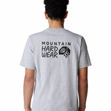 Polera Manga Corta Hombre Back Logo Gris Mountain Hardwear