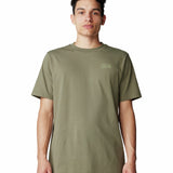 Polera Manga Corta Hombre Back Logo Verde Mountain Hardwear
