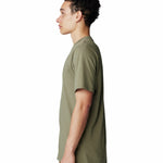 Polera Manga Corta Hombre Back Logo Verde Mountain Hardwear