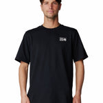 Polera Manga Corta Hombre Back Logo Negro Mountain Hardwear