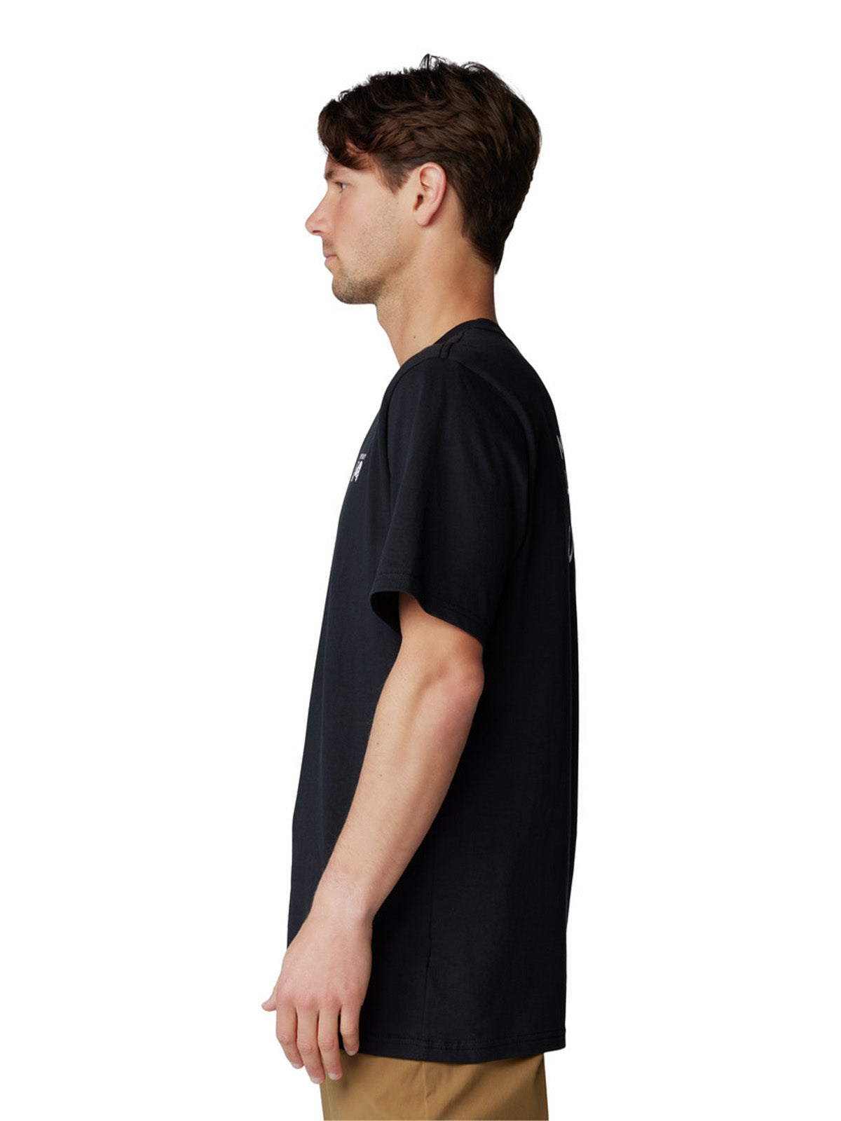 Polera Manga Corta Hombre Back Logo Negro Mountain Hardwear