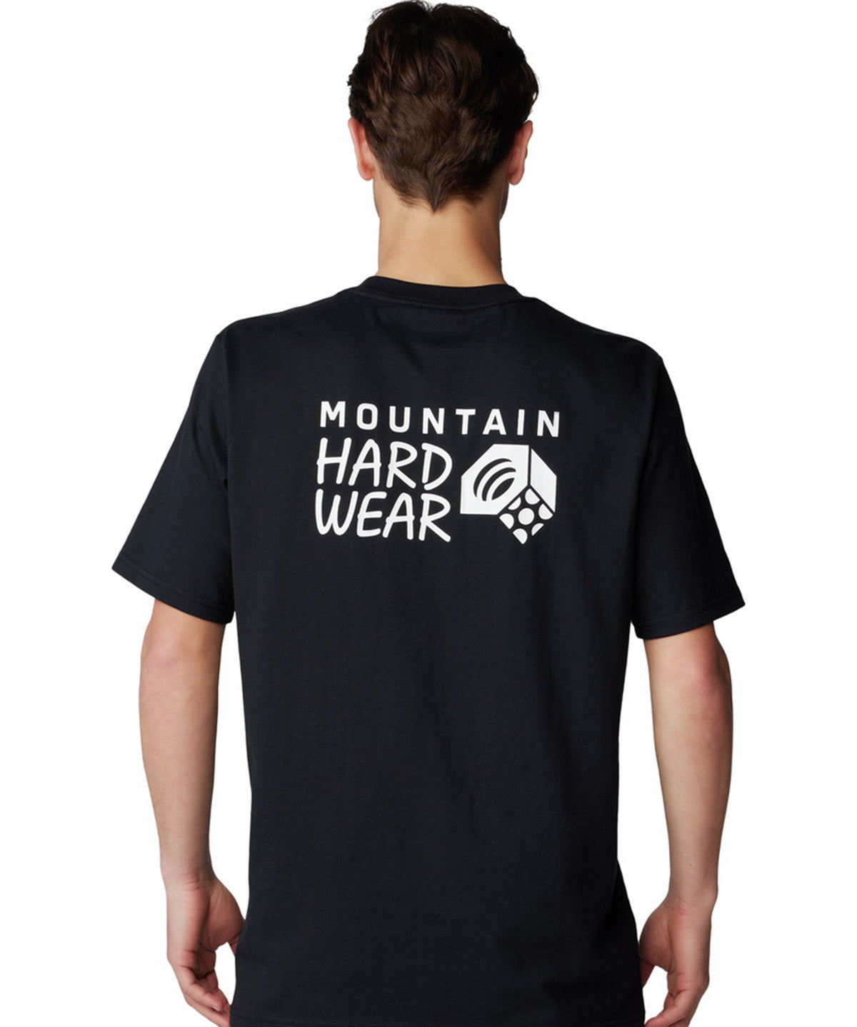 Polera Manga Corta Hombre Back Logo Negro Mountain Hardwear