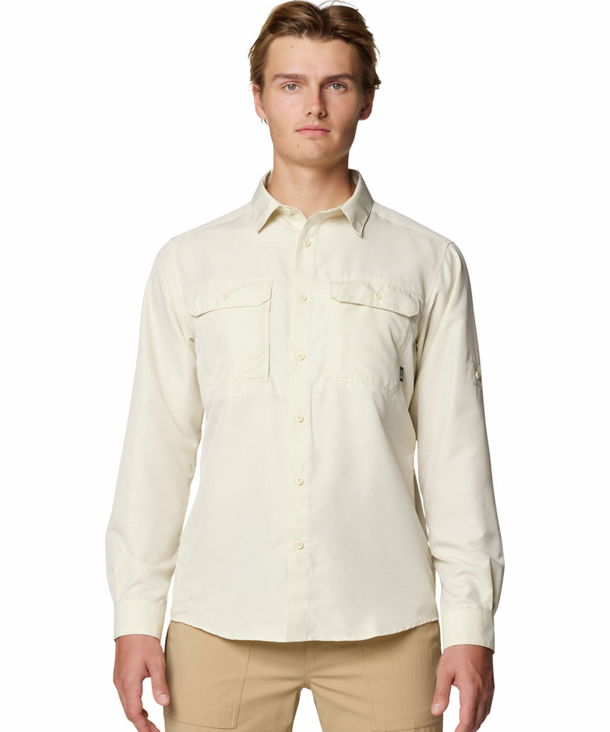 Camisa Manga Corta Hombre Canyon Beige Mountain Hardwear