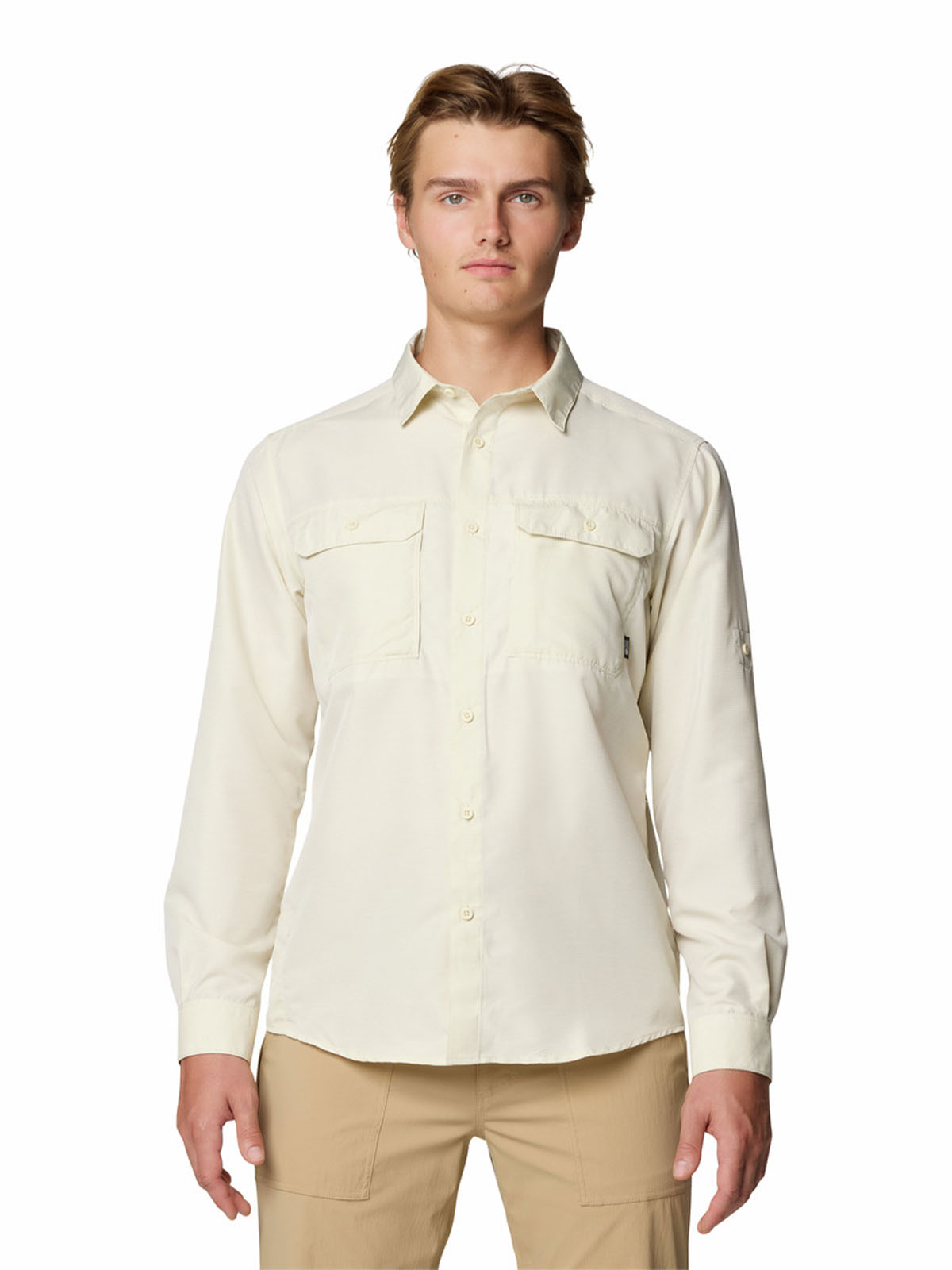 Camisa Manga Corta Hombre Canyon Beige Mountain Hardwear