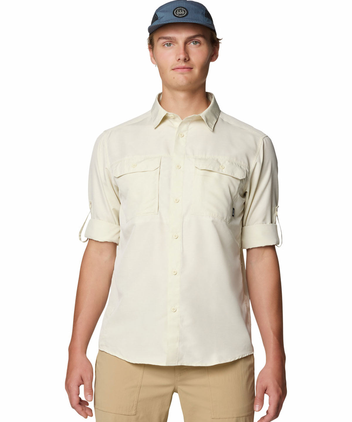 Camisa Manga Corta Hombre Canyon Beige Mountain Hardwear