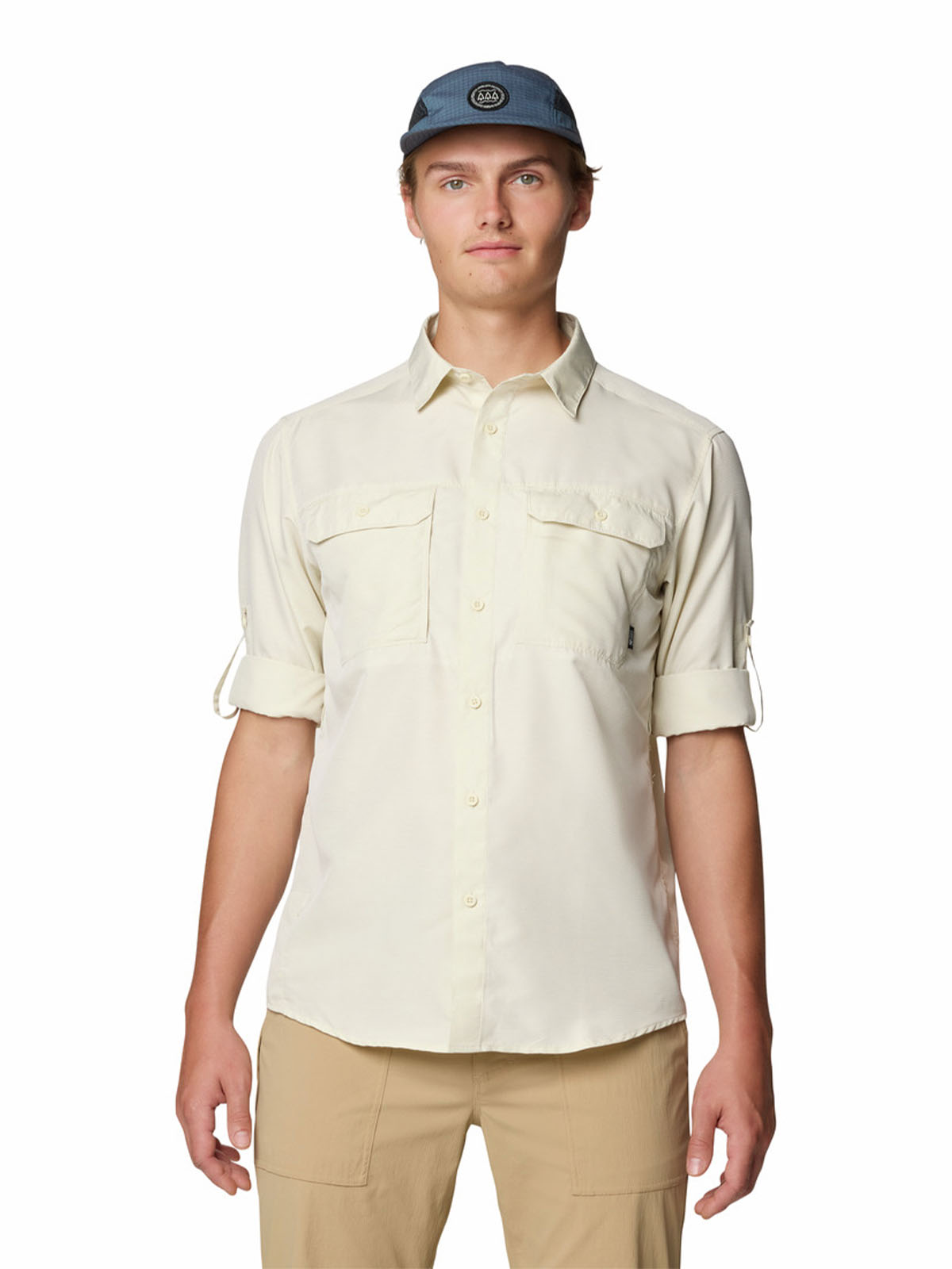 Camisa Manga Corta Hombre Canyon Beige Mountain Hardwear