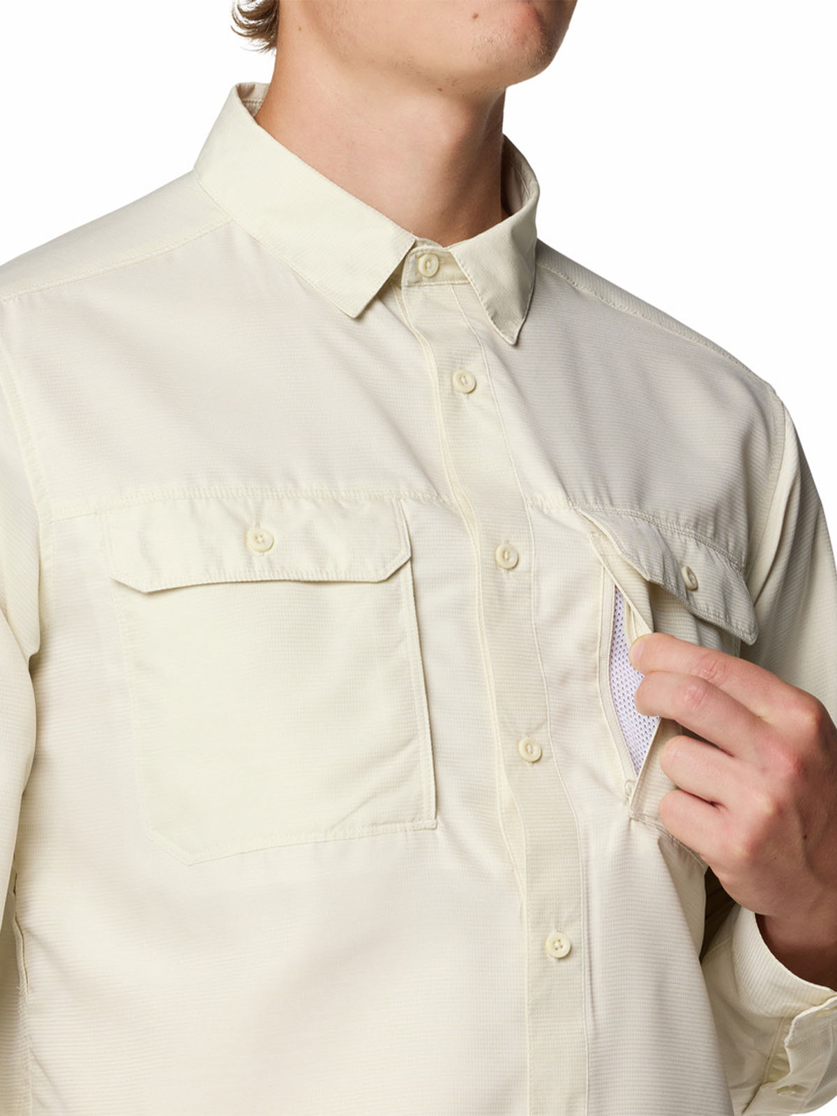 Camisa Manga Corta Hombre Canyon Beige Mountain Hardwear