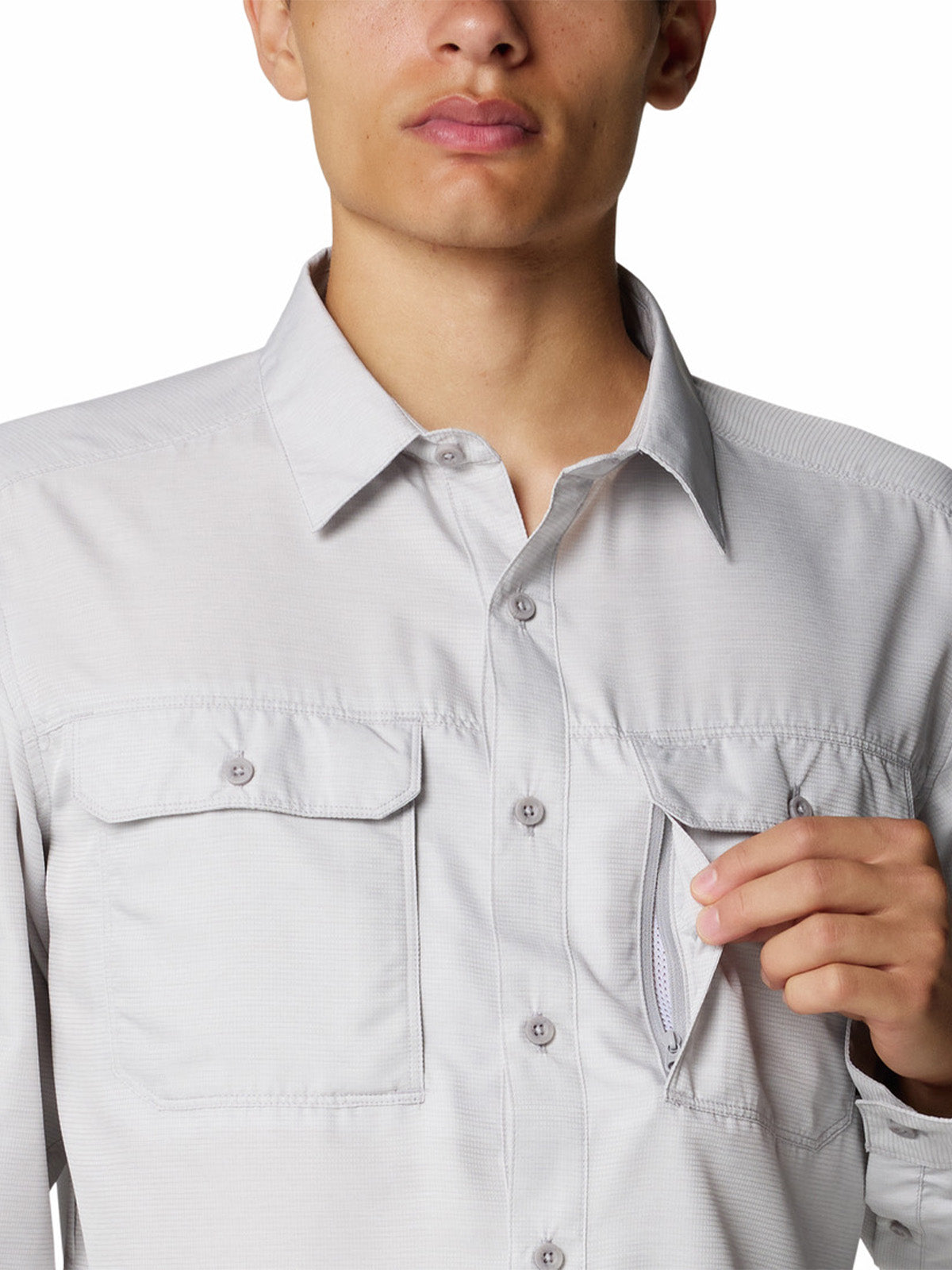 Camisa Manga Larga Hombre Canyon Blanco Mountain Hardwear