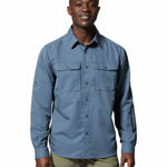 Polera Manga Larga Hombre Canyon Gris Mountain Hardwear