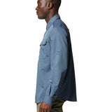 Polera Manga Larga Hombre Canyon Gris Mountain Hardwear