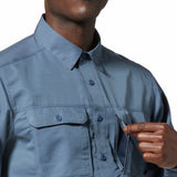 Polera Manga Larga Hombre Canyon Gris Mountain Hardwear