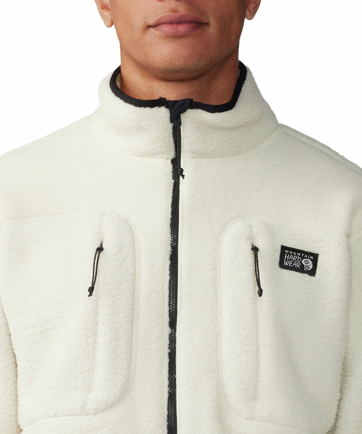 Polar Hombre Hicamp Half Zip Blanco Mountain Hardwear