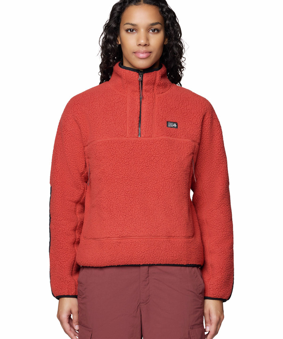 Polar Mujer Hicamp Half Zip Naranjo Mountain Hardwear