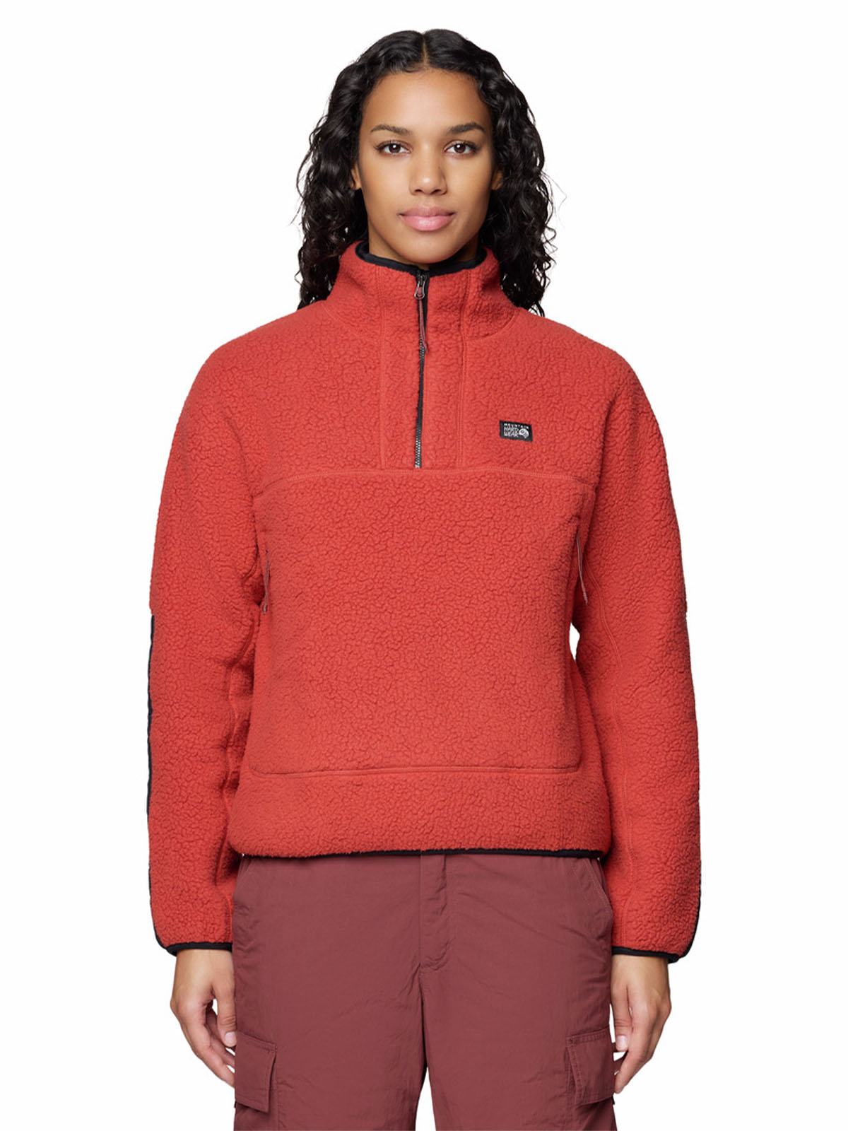 Polar Mujer Hicamp Half Zip Naranjo Mountain Hardwear