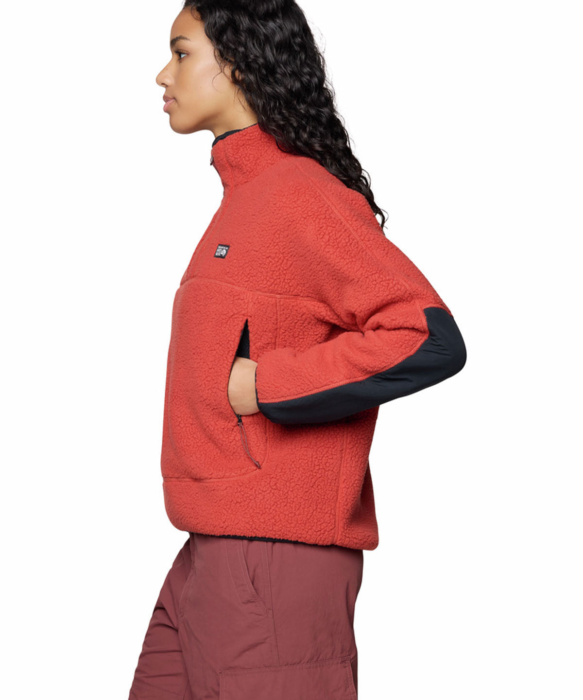 Polar Mujer Hicamp Half Zip Naranjo Mountain Hardwear