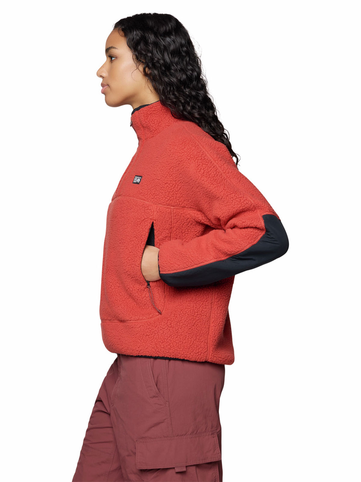 Polar Mujer Hicamp Half Zip Naranjo Mountain Hardwear