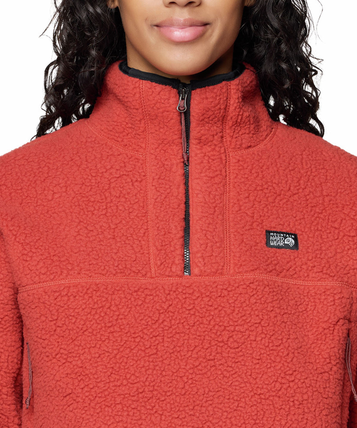Polar Mujer Hicamp Half Zip Naranjo Mountain Hardwear
