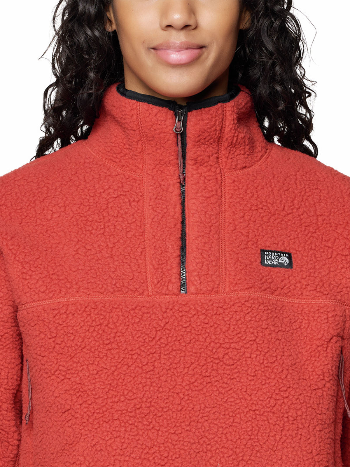 Polar Mujer Hicamp Half Zip Naranjo Mountain Hardwear