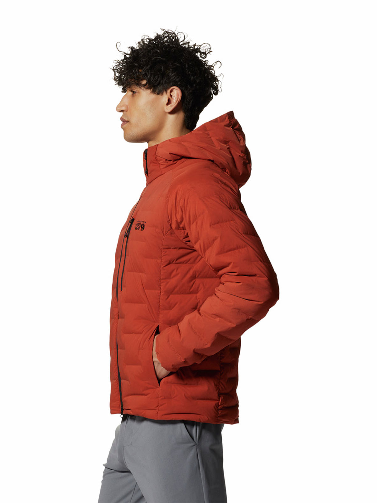 Parka Hombre Stretchdown Hoody Rojo Mountain Hardwear