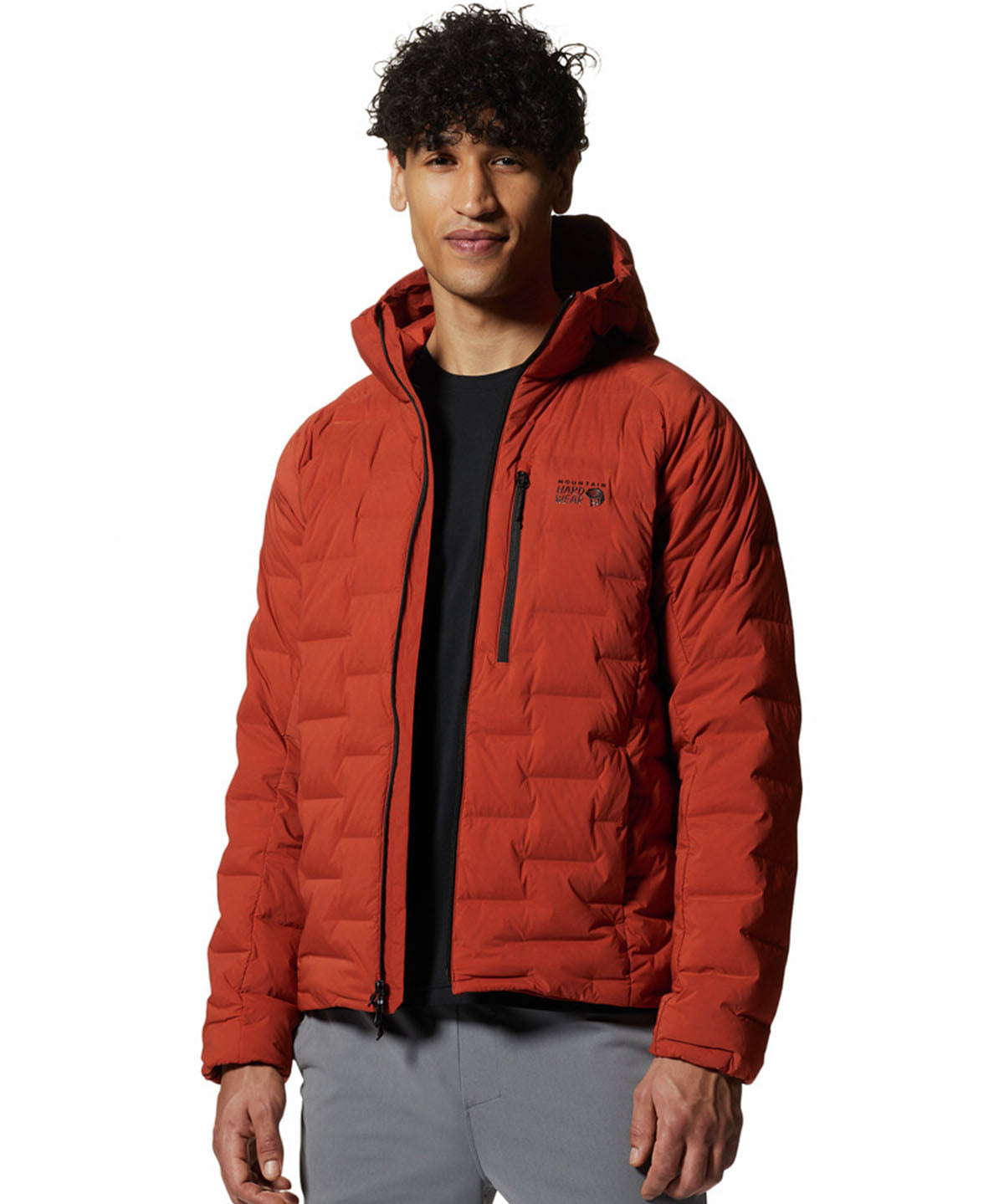 Parka Hombre Stretchdown Hoody Rojo Mountain Hardwear
