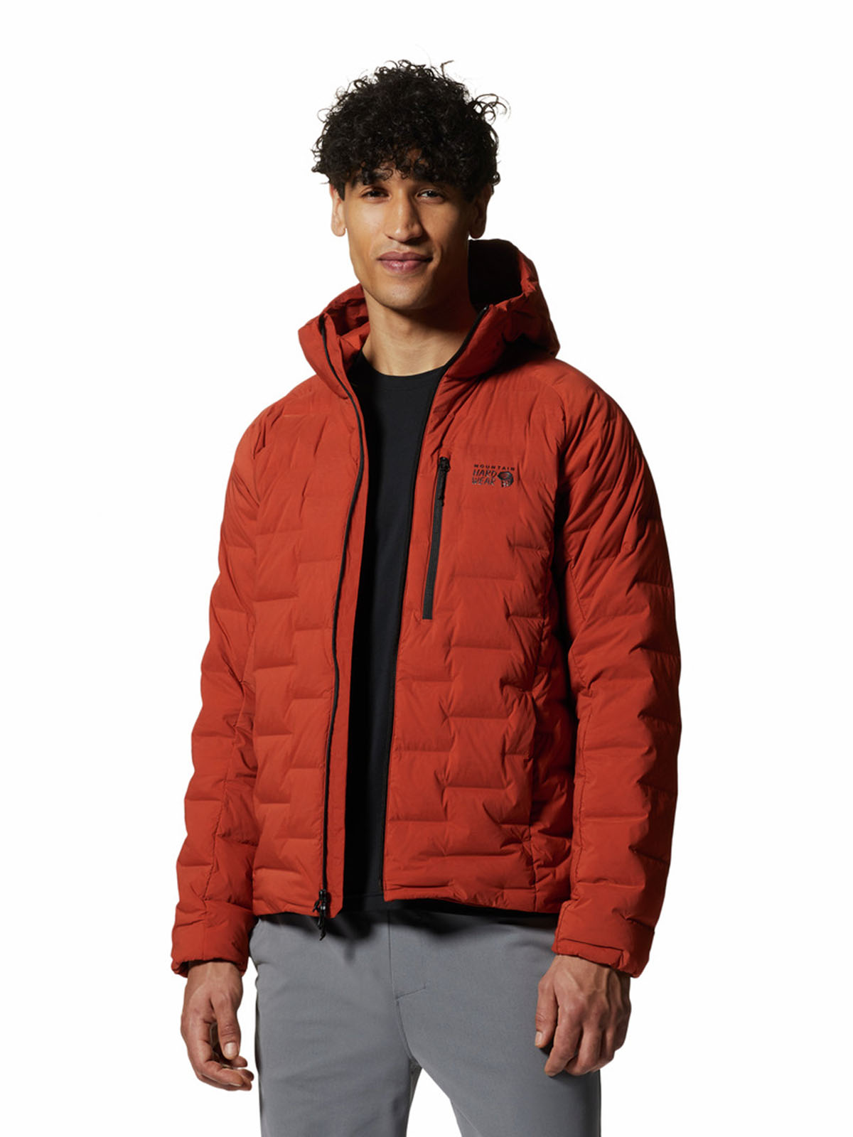 Parka Hombre Stretchdown Hoody Rojo Mountain Hardwear