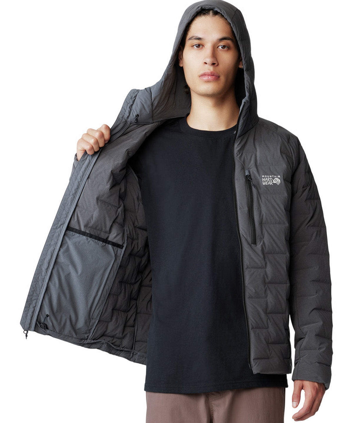 Parka Hombre Stretchdown Azul Mountain Hardwear